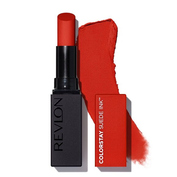 Revlon ColorStay Suede Ink Lipstick #014 Spit Fire - Picture 1 of 3